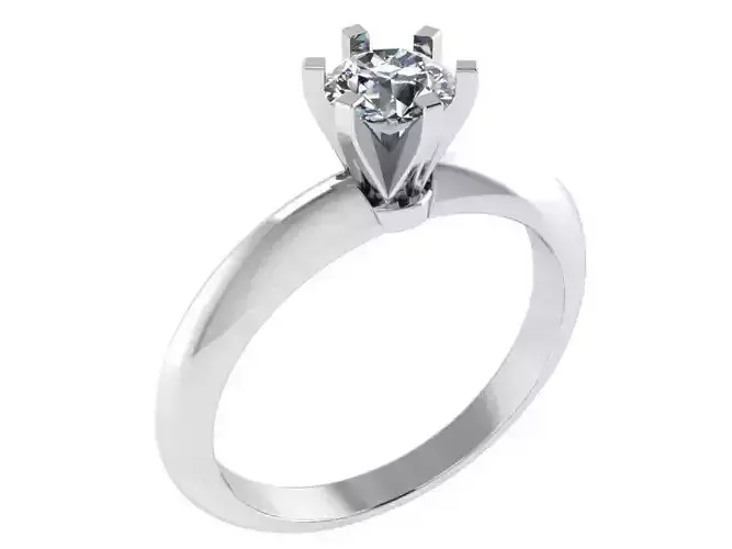Solitaire Diamond Ring 0491