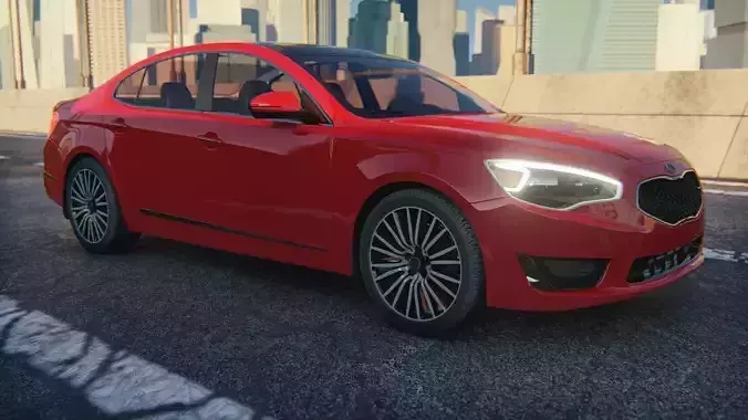 Kia Cadenza 2014  High  Quality Exterior 3D Model  3D model