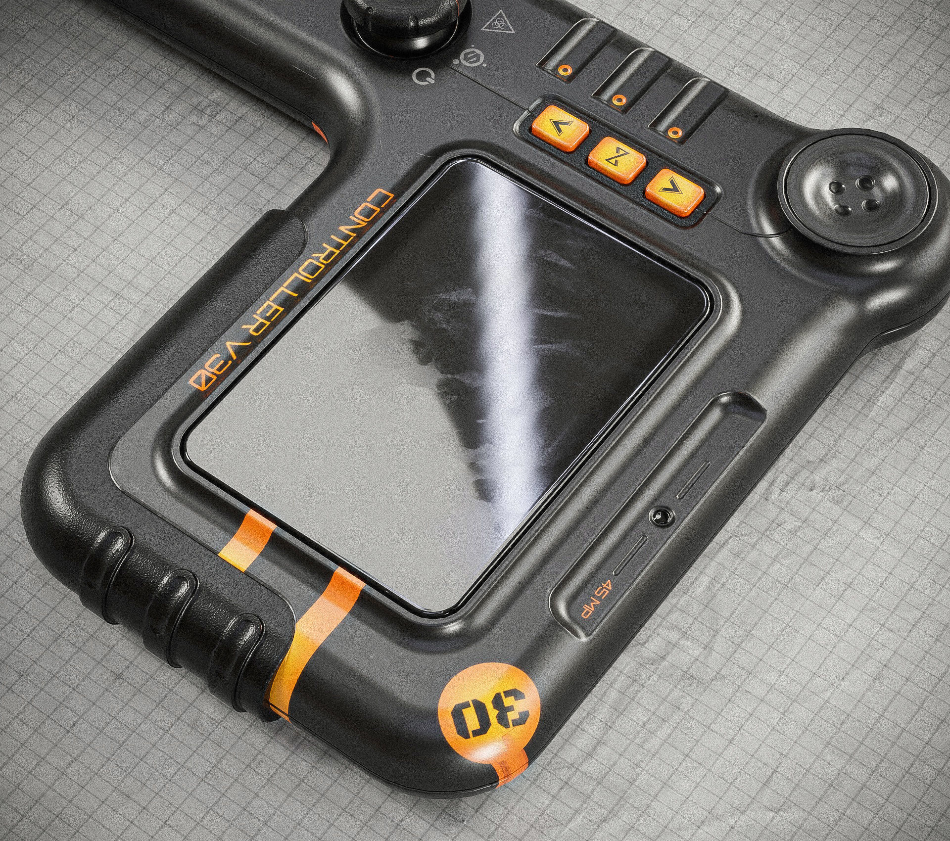 Sci-fi Controller V30 PBR Low-poly 3D model_10