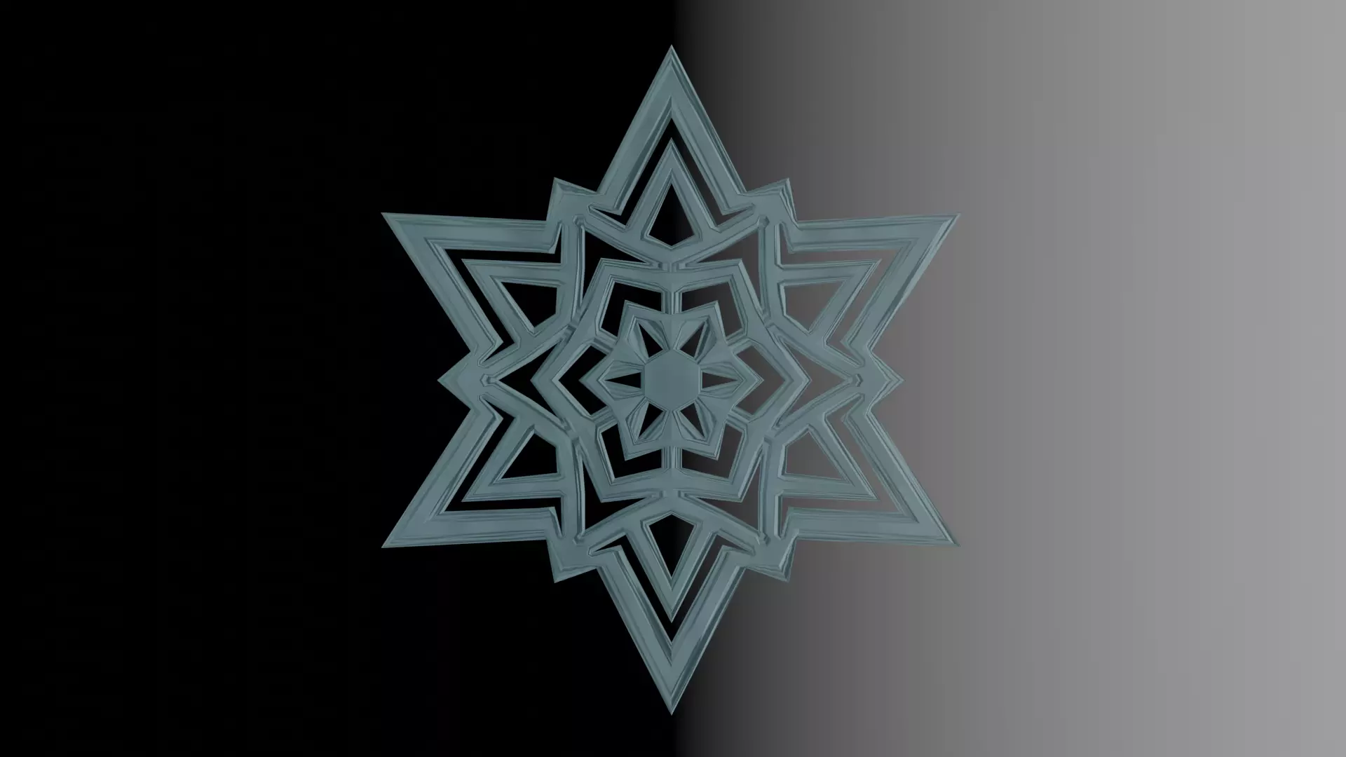 Snowflake Free low-poly 3D model