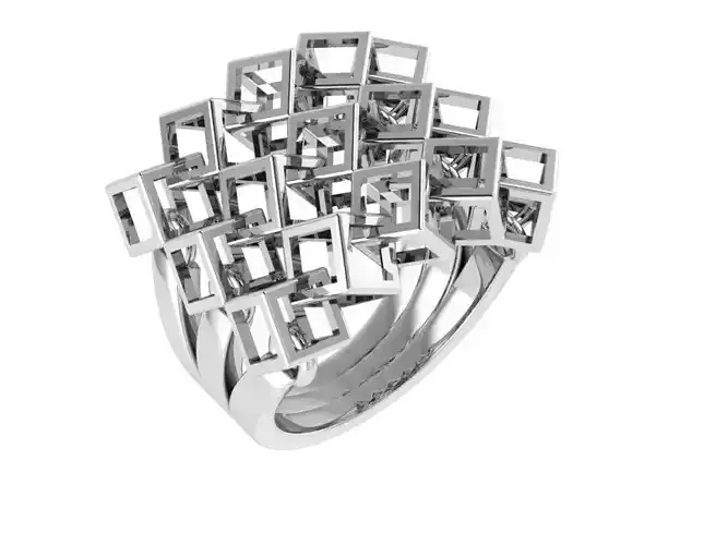 Cube Ring 0496