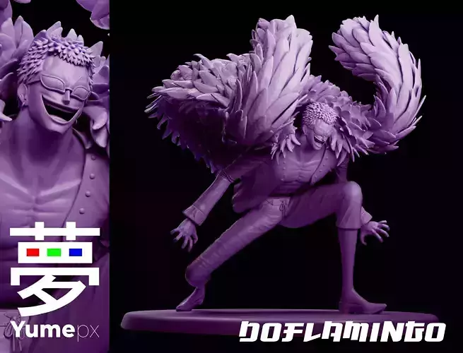 Doflamingo - One Piece 3D print model
