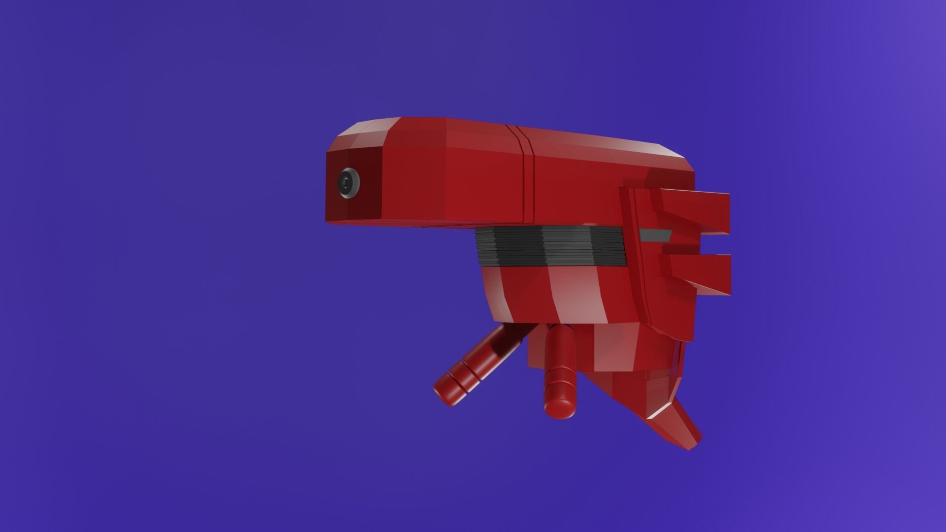 Bomb Rush Cyberfunk Reds Helmet 3D print model_2