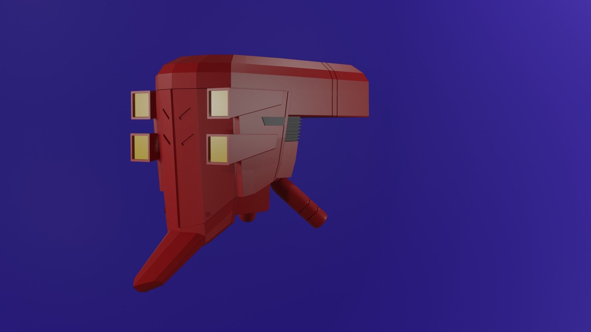 Bomb Rush Cyberfunk Reds Helmet 3D print model_3