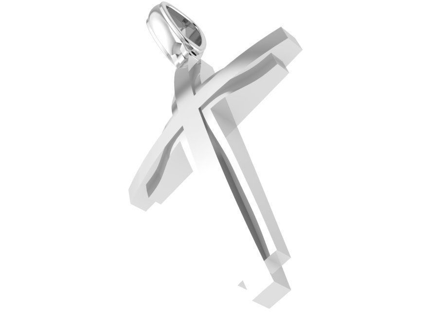 Cross Pendant 0501 3D print model_3