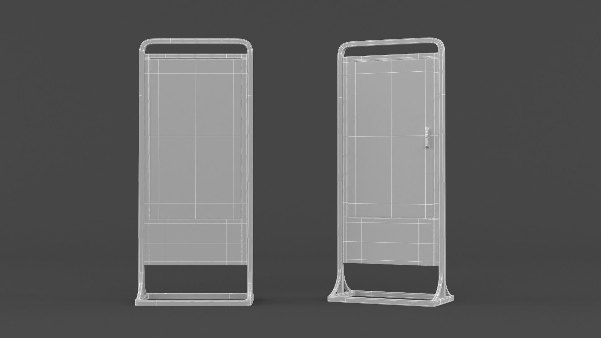 Electronic Kiosk 3D model_5