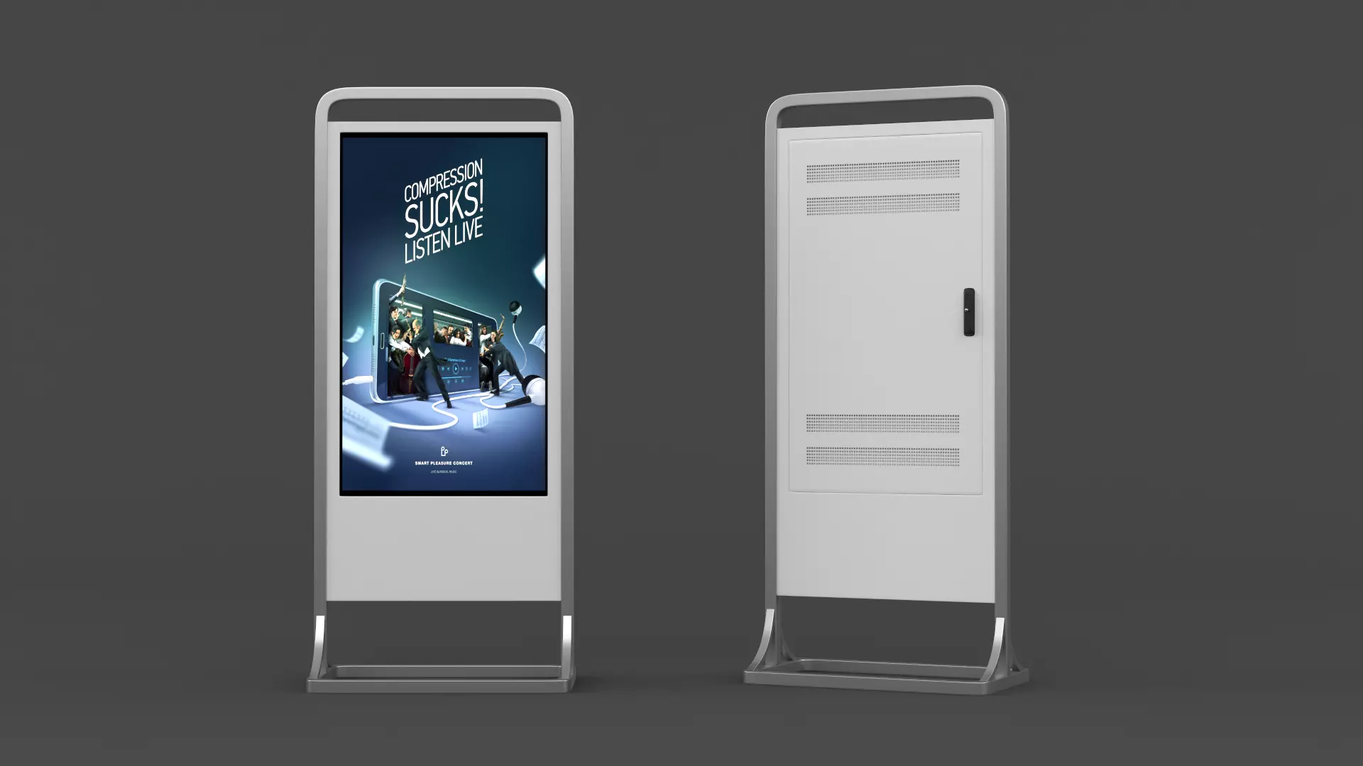 Electronic Kiosk 3D model_0