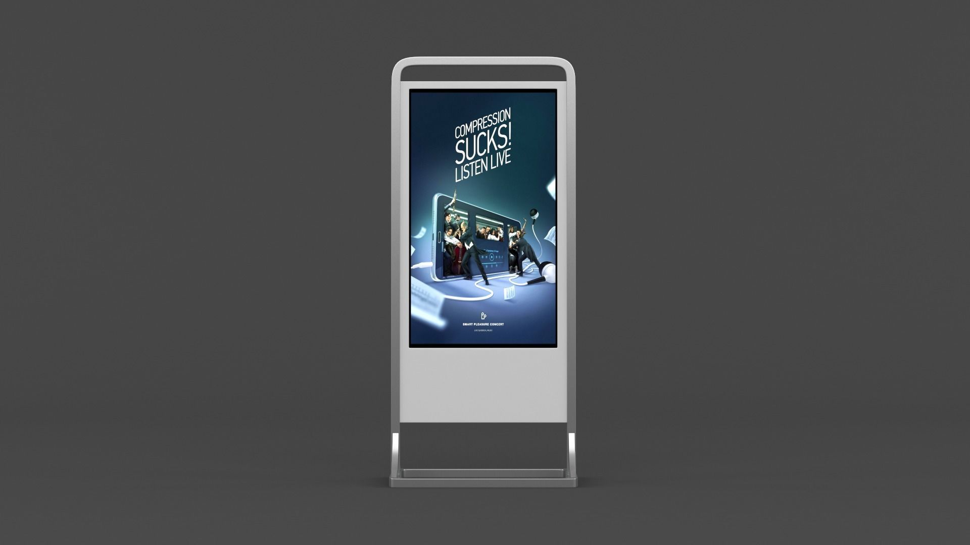 Electronic Kiosk 3D model_1