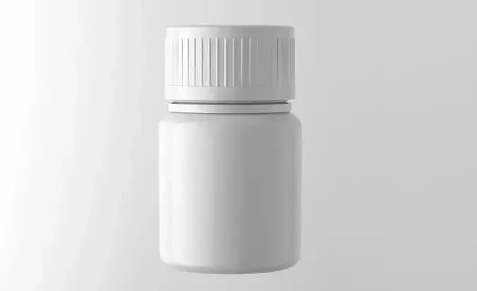 Jar Bottle Packaging medicine liquid container  3D model