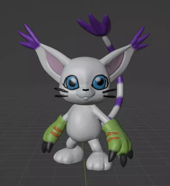 gatomon 3D print model_0