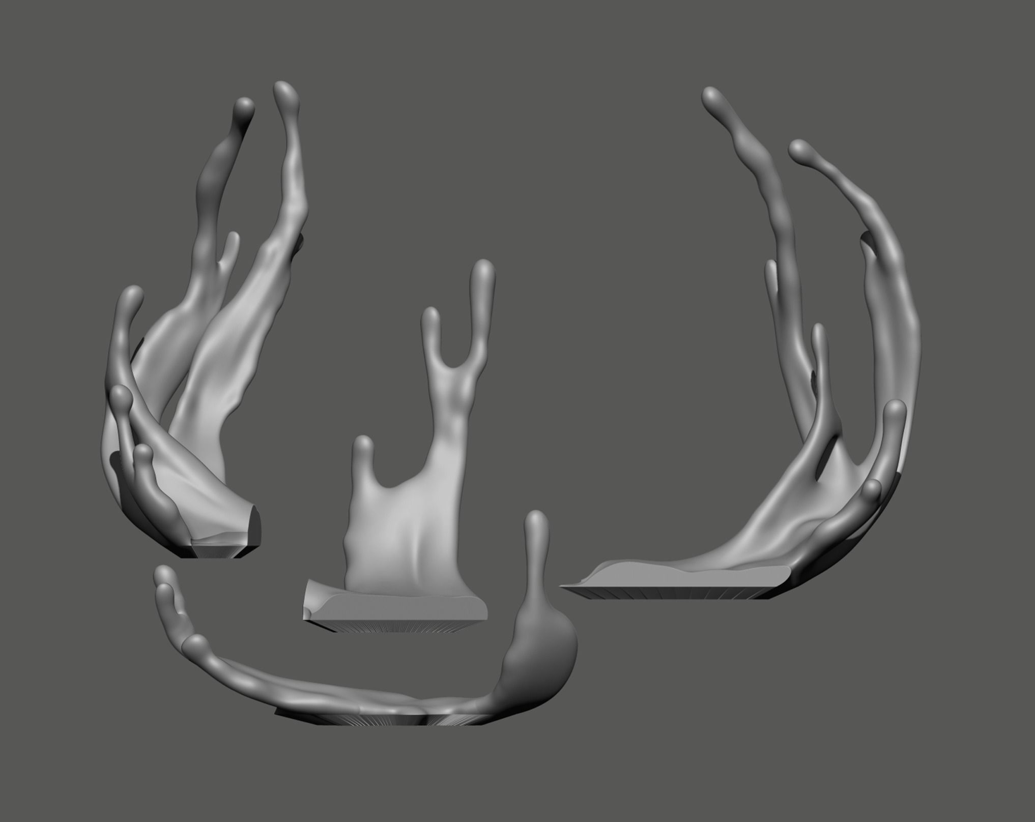 Jujutsu Kaisen Toji Fushiguro figure with cut and keying 3D print model_8