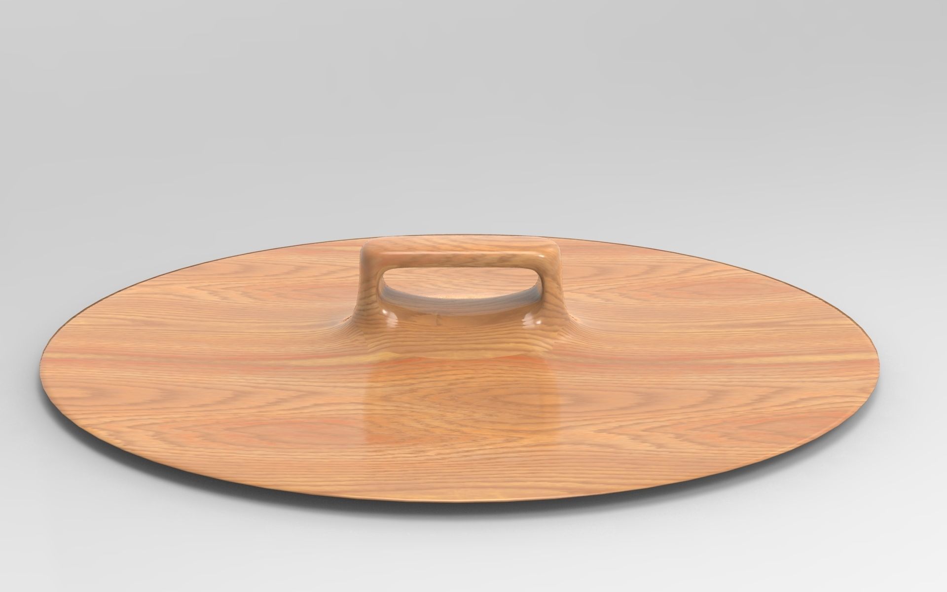 Pku Serving Board Low-poly 3D model_4
