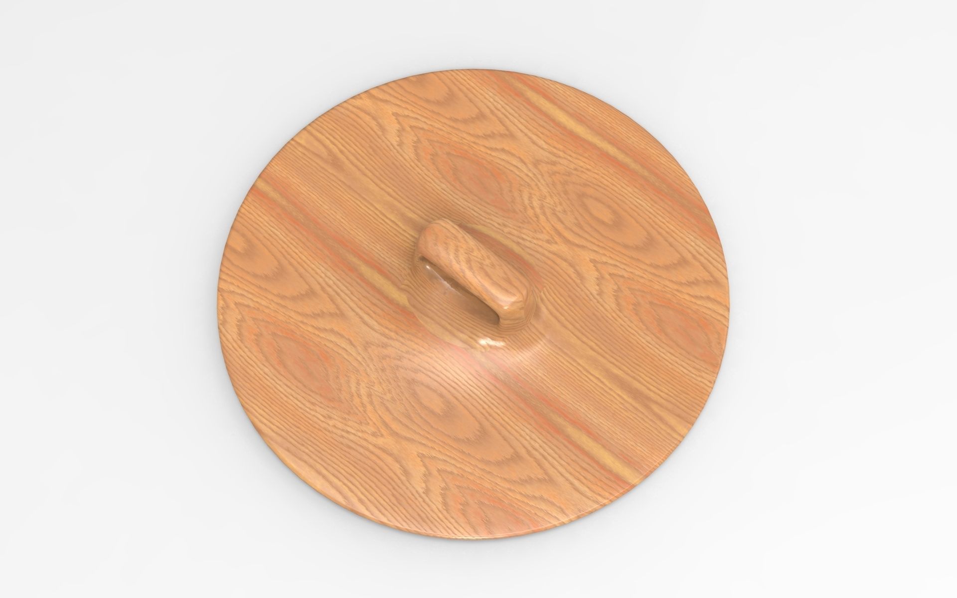 Pku Serving Board Low-poly 3D model_1