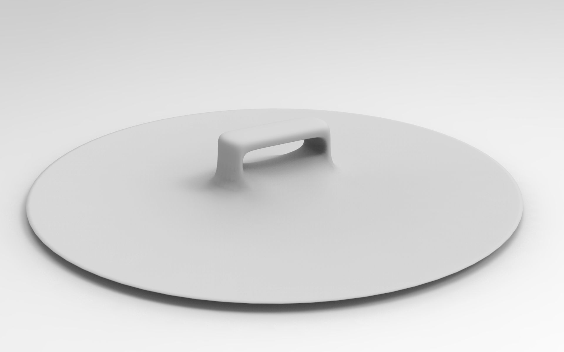 Pku Serving Board Low-poly 3D model_7
