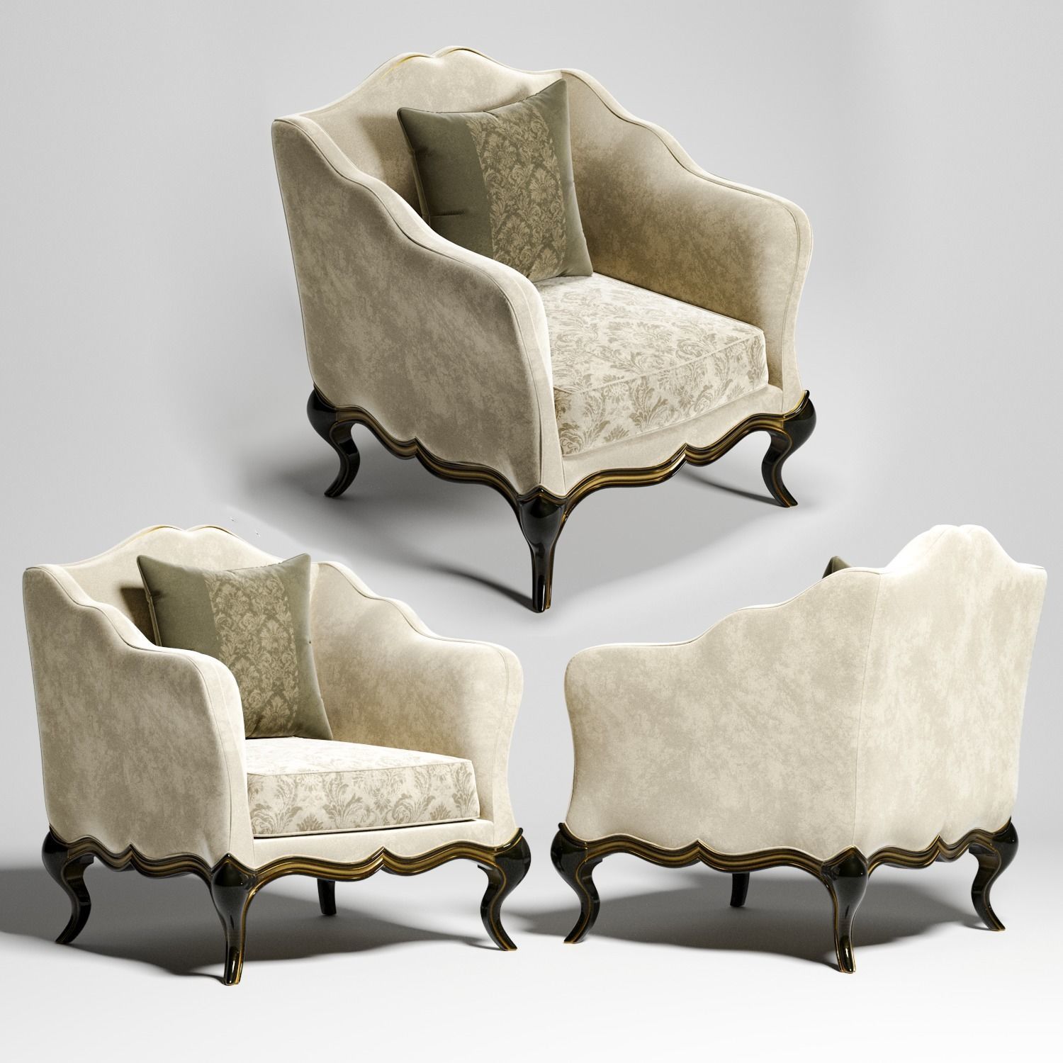 modern sofa 01 3D model_4