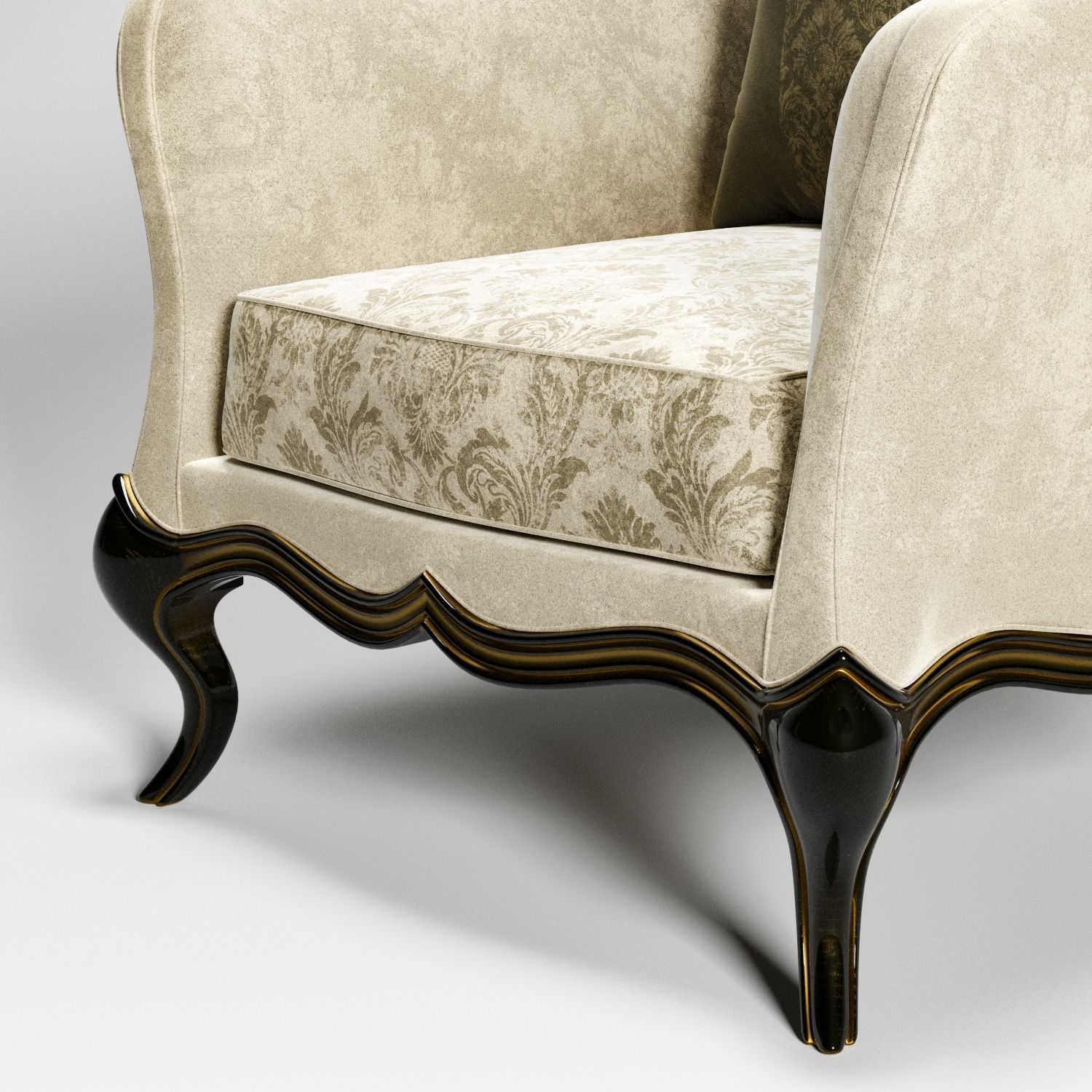 modern sofa 01 3D model_1