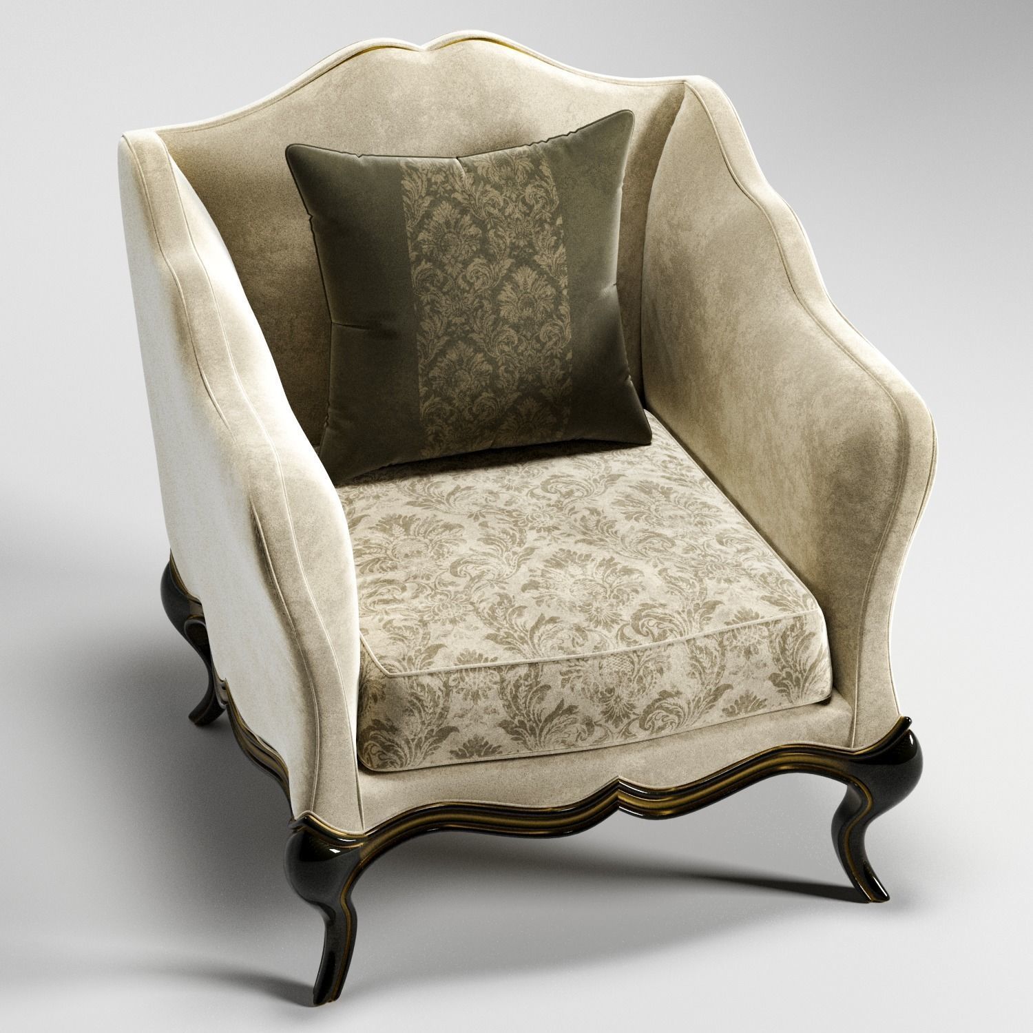 modern sofa 01 3D model_2