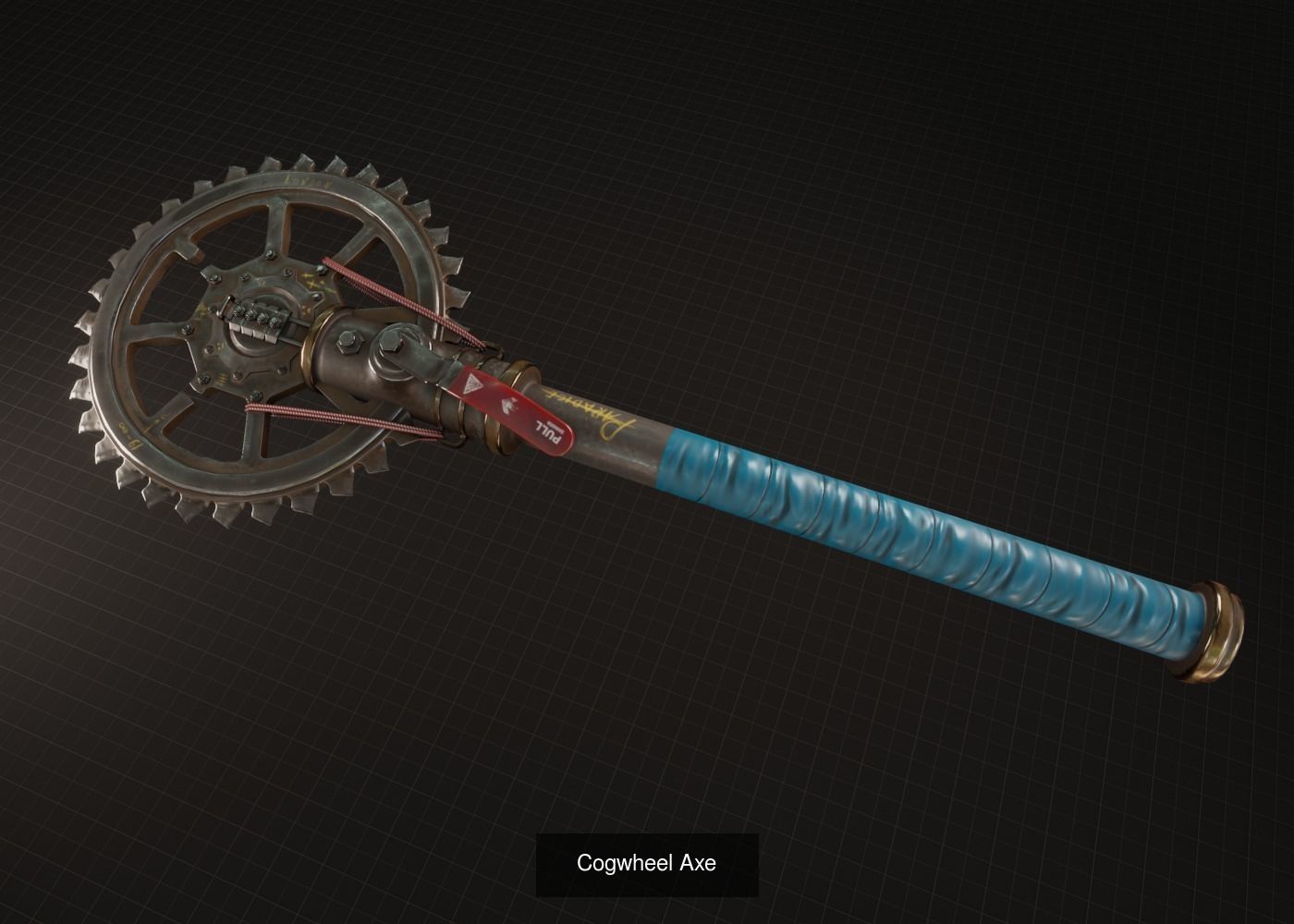 post-apocalyptic melee set 3D Model Collection_4