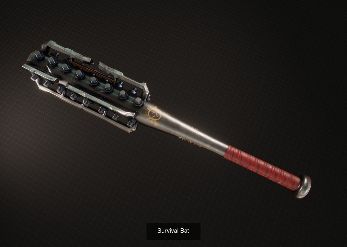 post-apocalyptic melee set 3D Model Collection_5