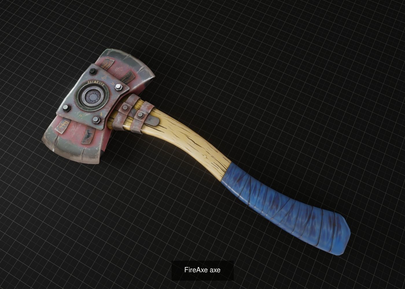 post-apocalyptic melee set 3D Model Collection_2