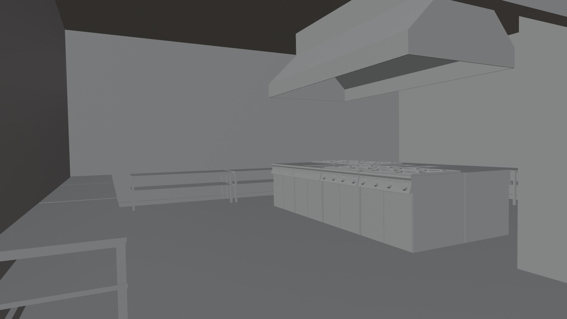 VR Coffee Shop Low-poly 3D model_10