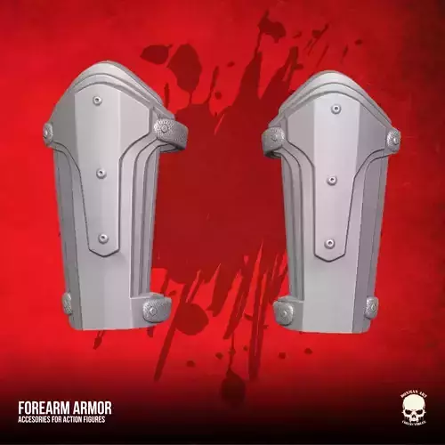 Forearm Armor 3D printable files for Action Figures