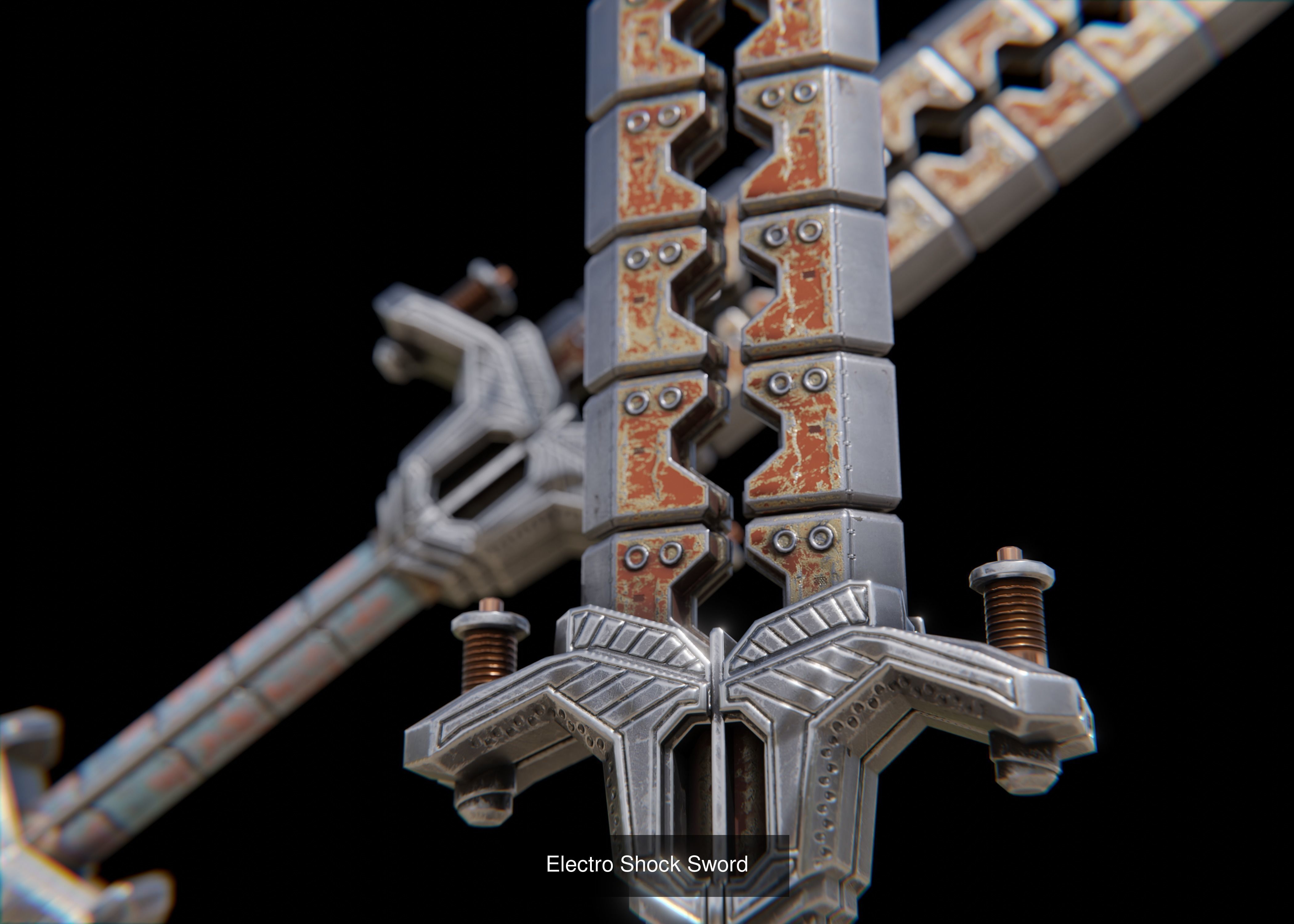 Sci-Fi Weapon set 3D Model Collection_5