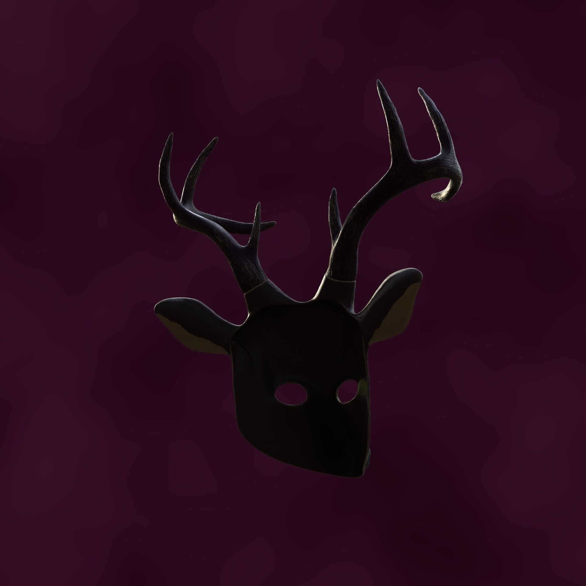 Cult of The Tree Deer Mask Alan Wake 2  3D print model_5