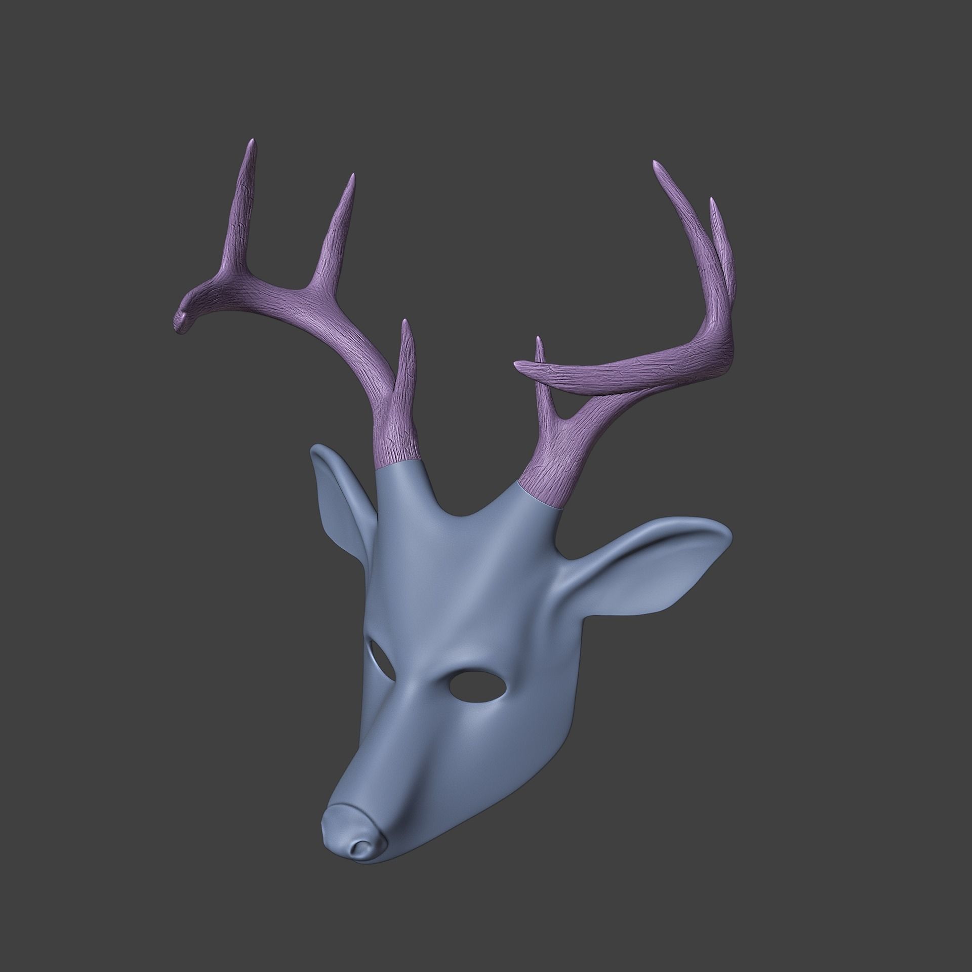 Cult of The Tree Deer Mask Alan Wake 2  3D print model_8