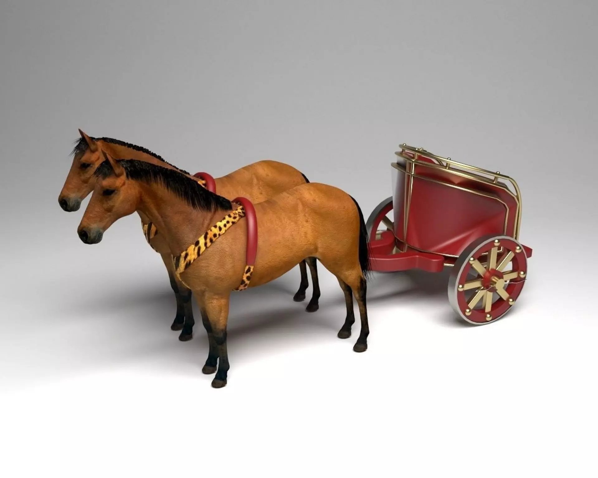 Roman War Chariot 3D model