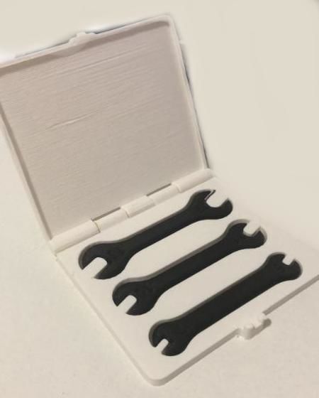 wrench kit with handy box print-in-place  3D print model_2