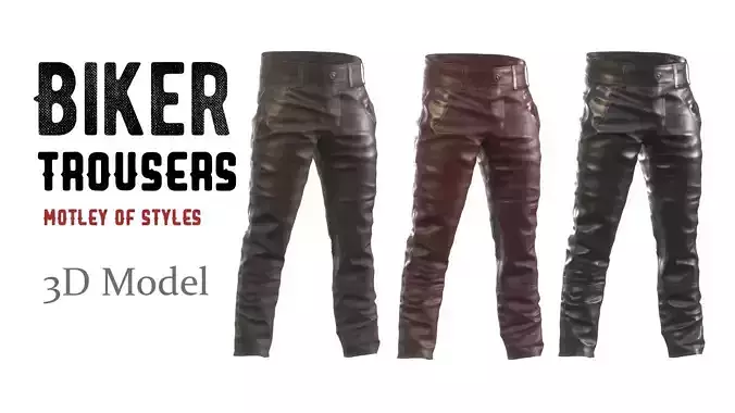 Biker Trousers 1