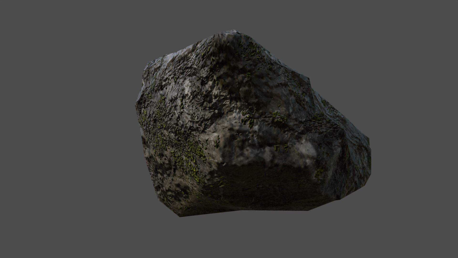 Forest stone set Free low-poly 3D model_15