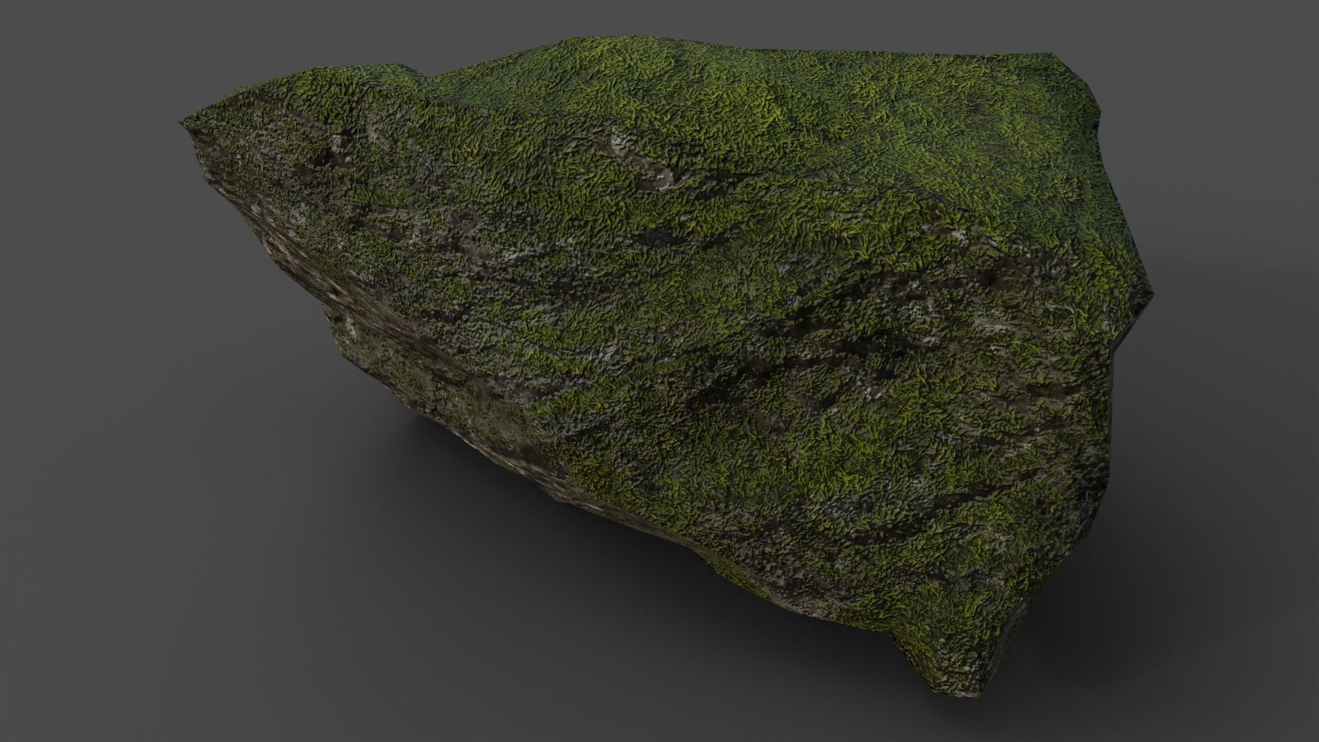 Forest stone set Free low-poly 3D model_5