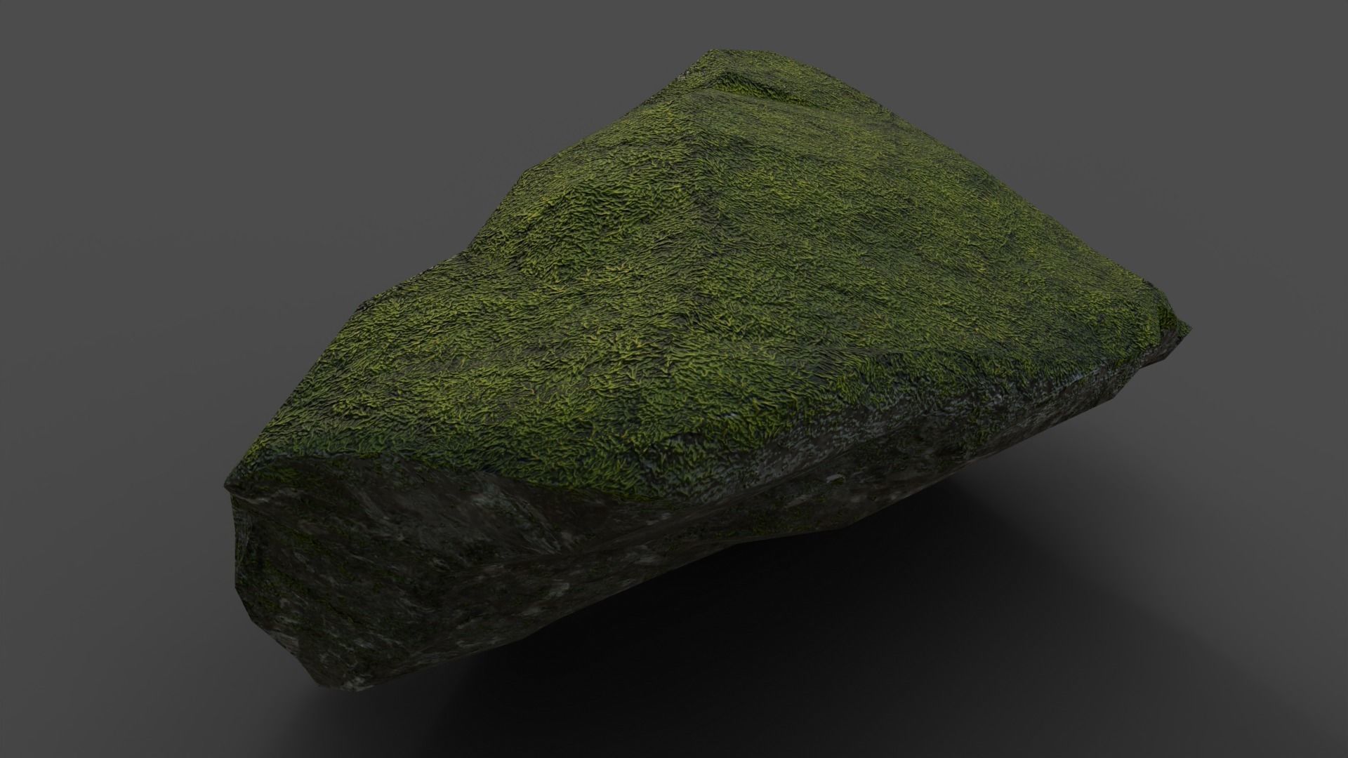 Forest stone set Free low-poly 3D model_7