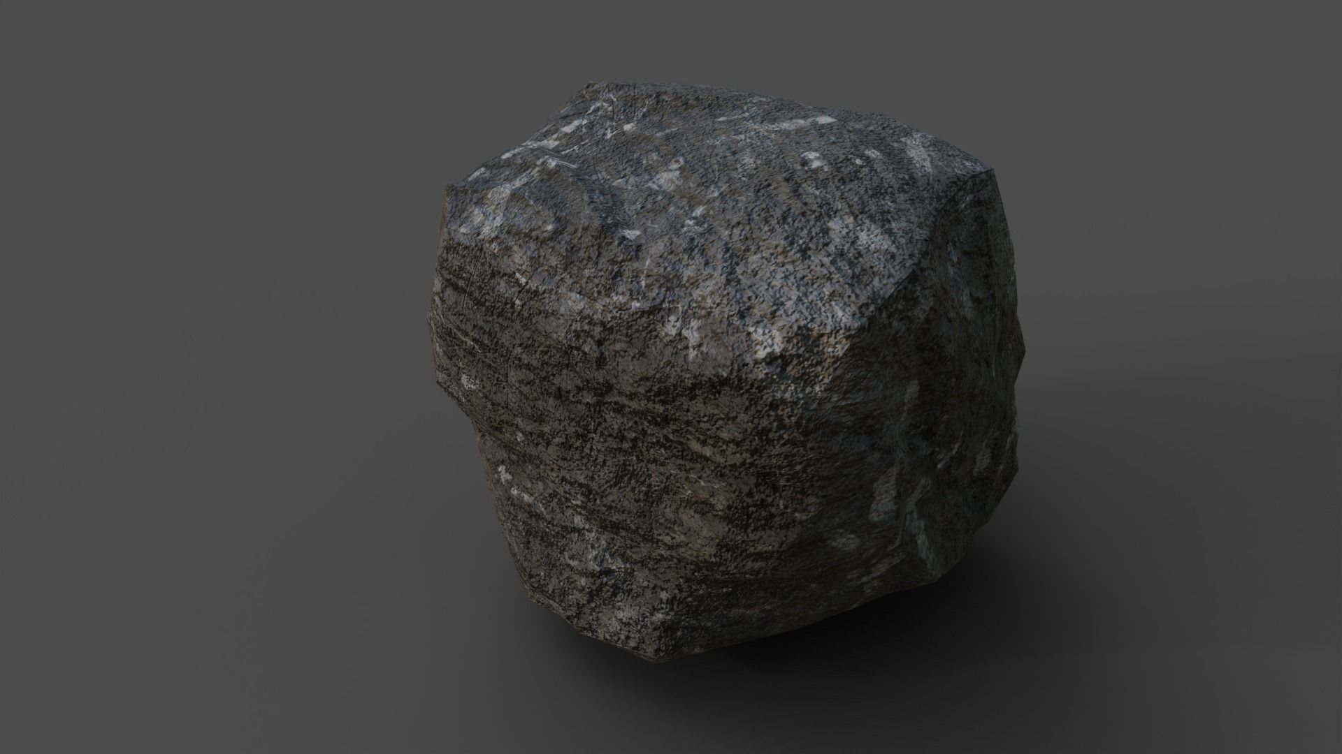 Forest stone set Free low-poly 3D model_21