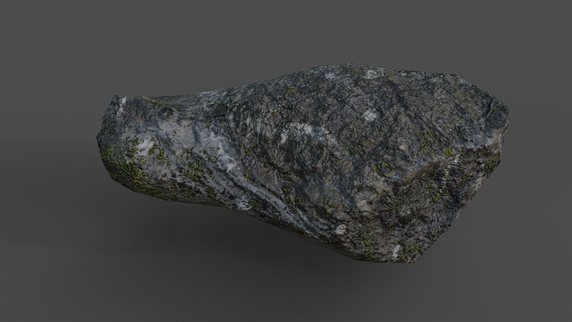 Forest stone set Free low-poly 3D model_13