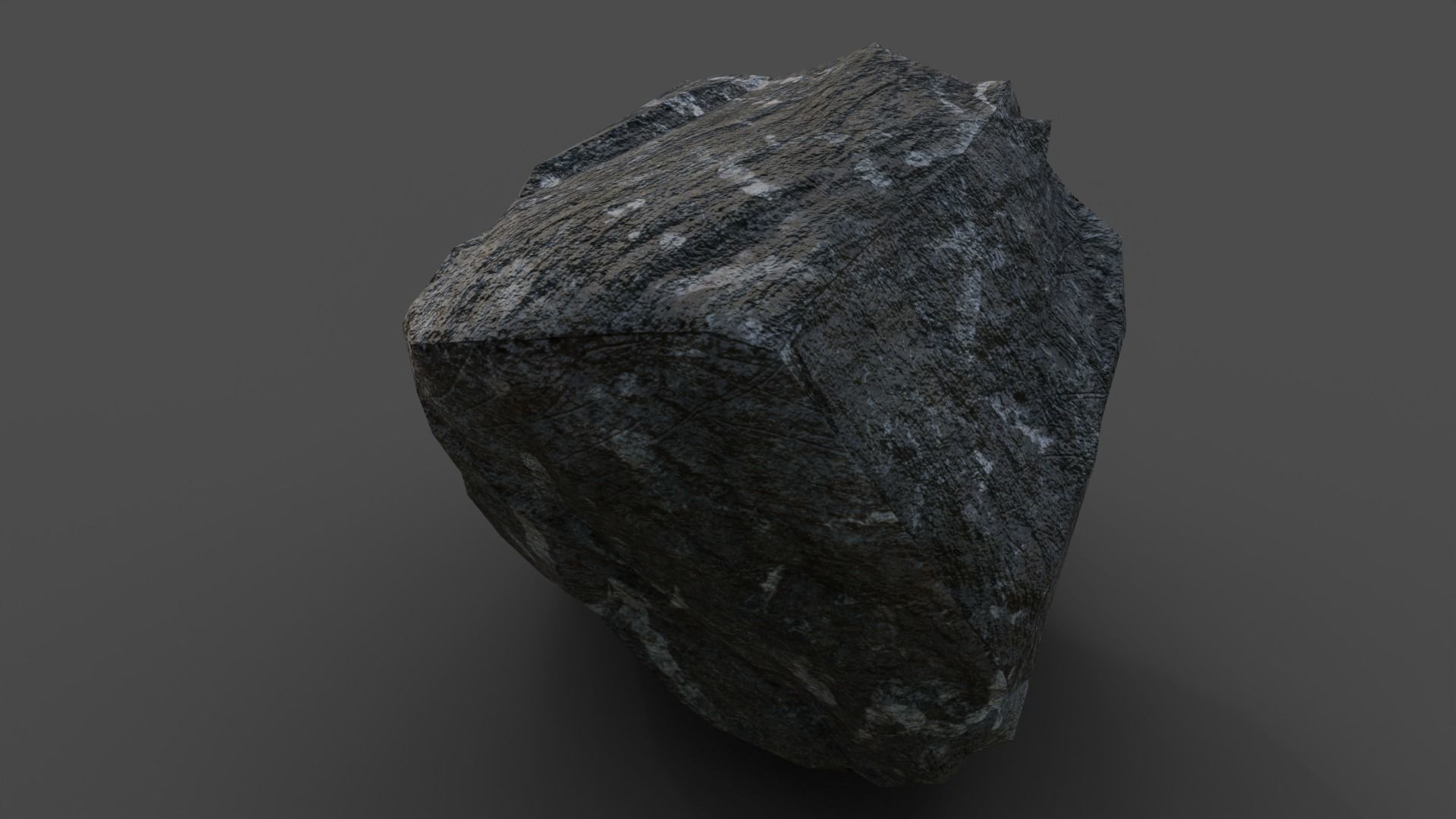 Forest stone set Free low-poly 3D model_23