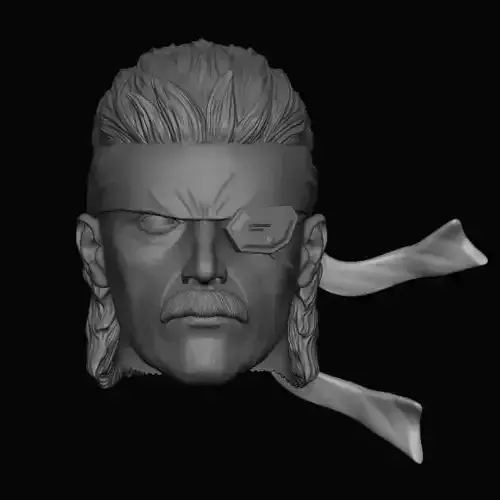 Solid Snake- Metal Gear Solid  3D print model