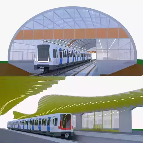 Stockholm metro stations collection