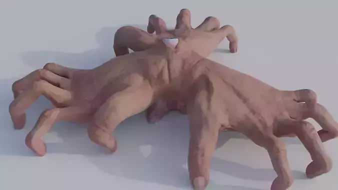 Grotesque Hand Monster 3D model