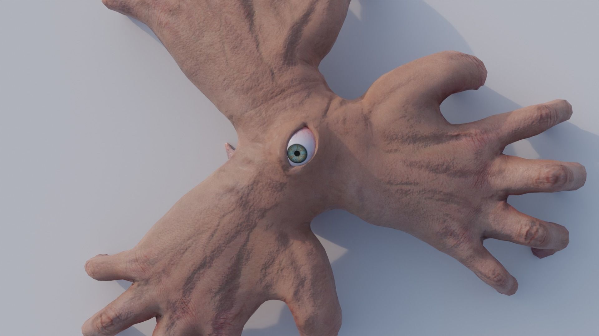 Grotesque Hand Monster 3D model_4