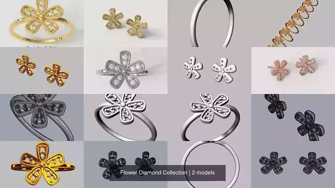 Flower Diamond Collection