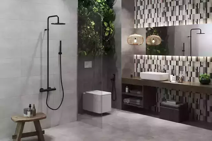 Bathroom scene Interior 3D model