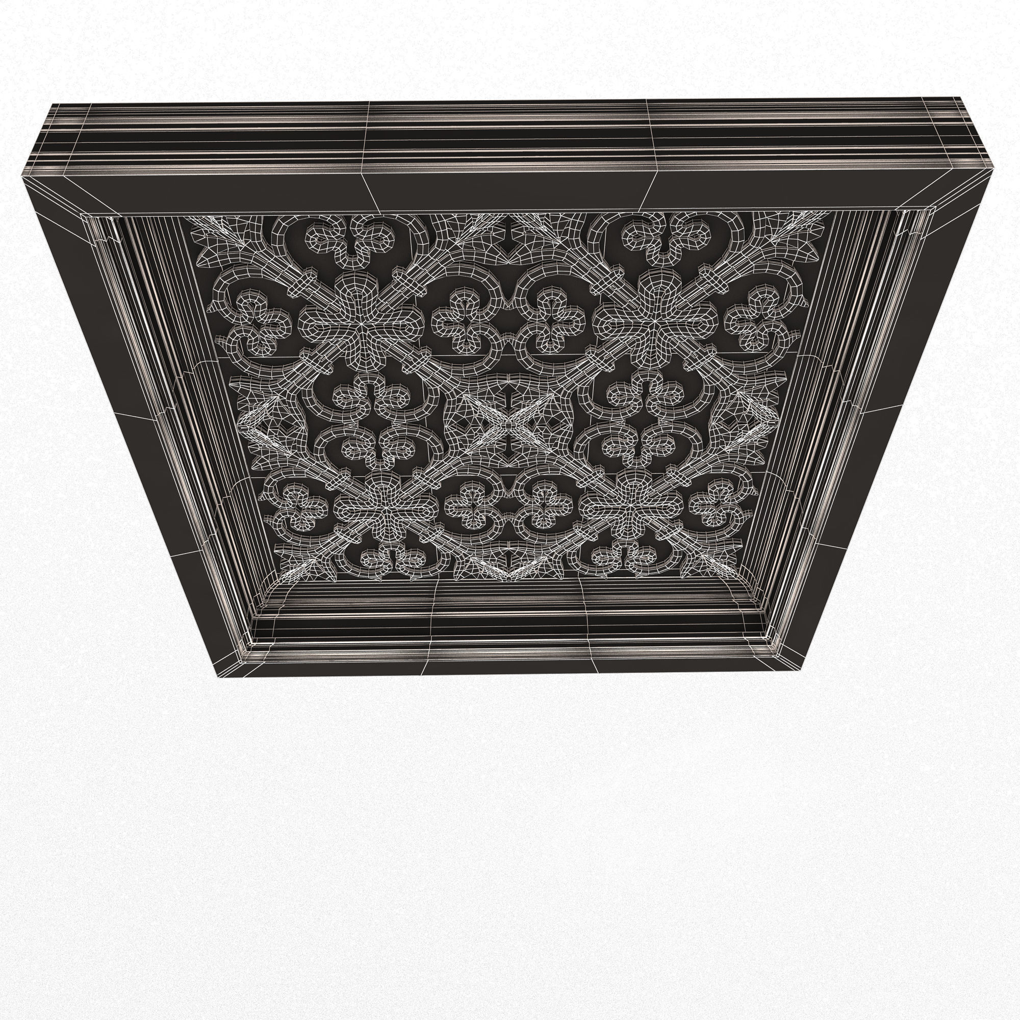 Collection of Ceiling Tiles Low-poly 3D model_41