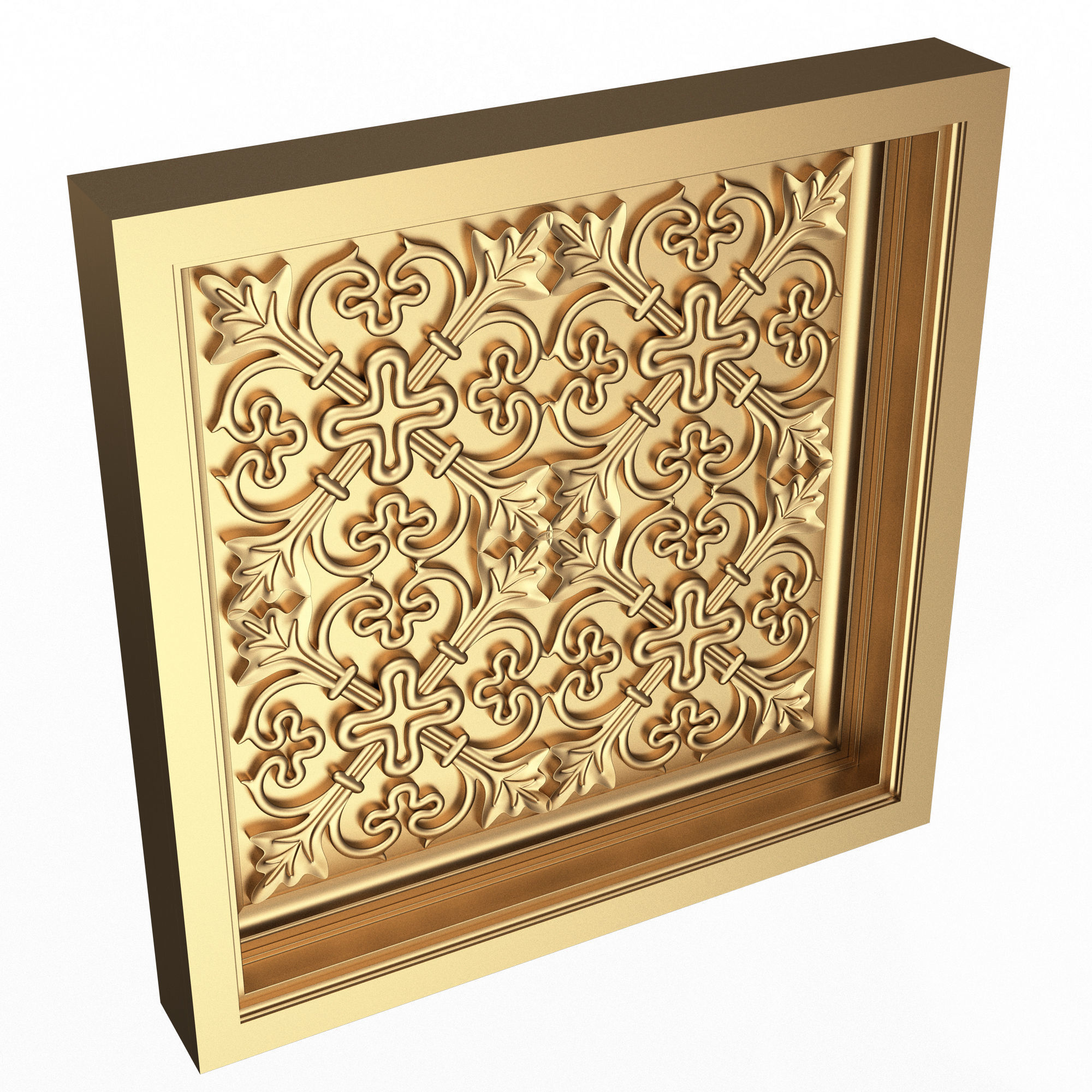 Collection of Ceiling Tiles Low-poly 3D model_14