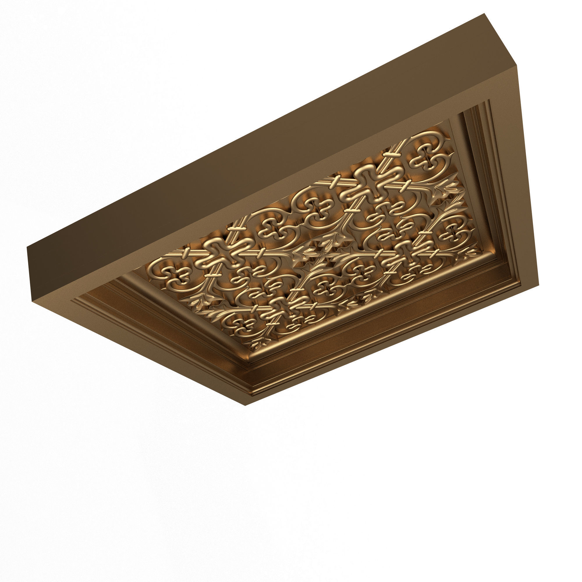 Collection of Ceiling Tiles Low-poly 3D model_16