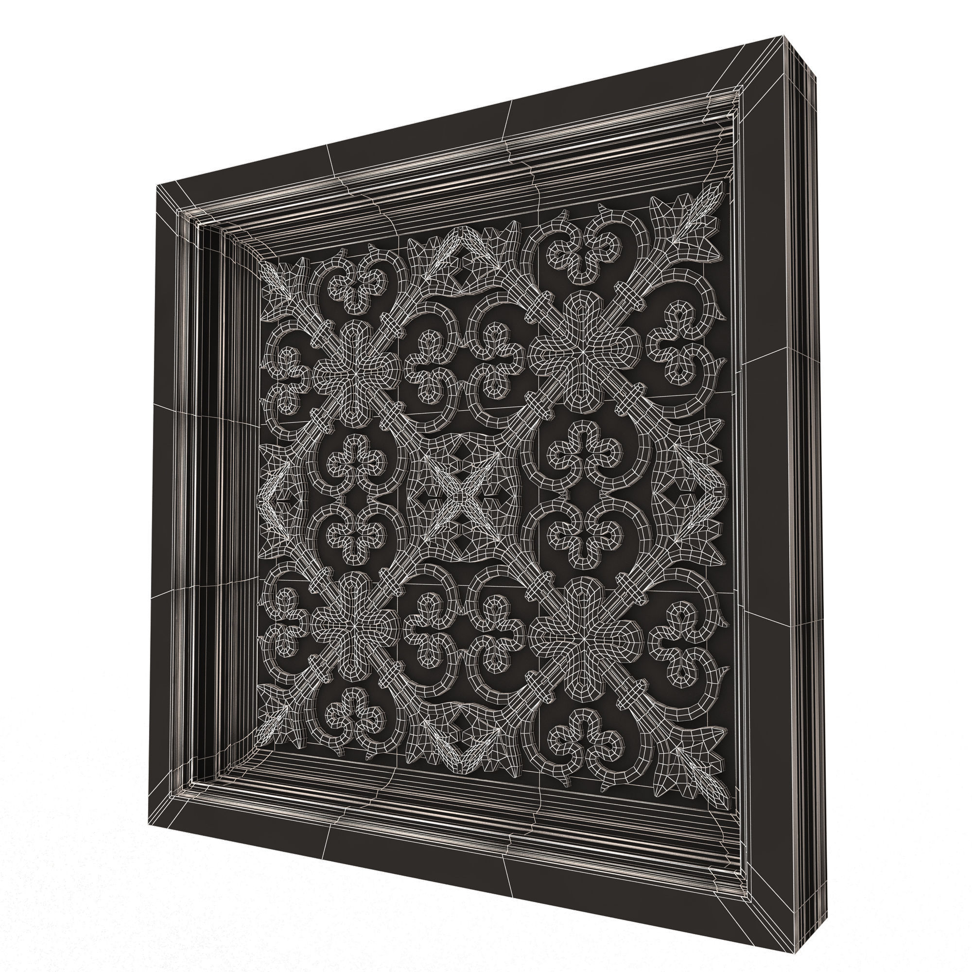 Collection of Ceiling Tiles Low-poly 3D model_39