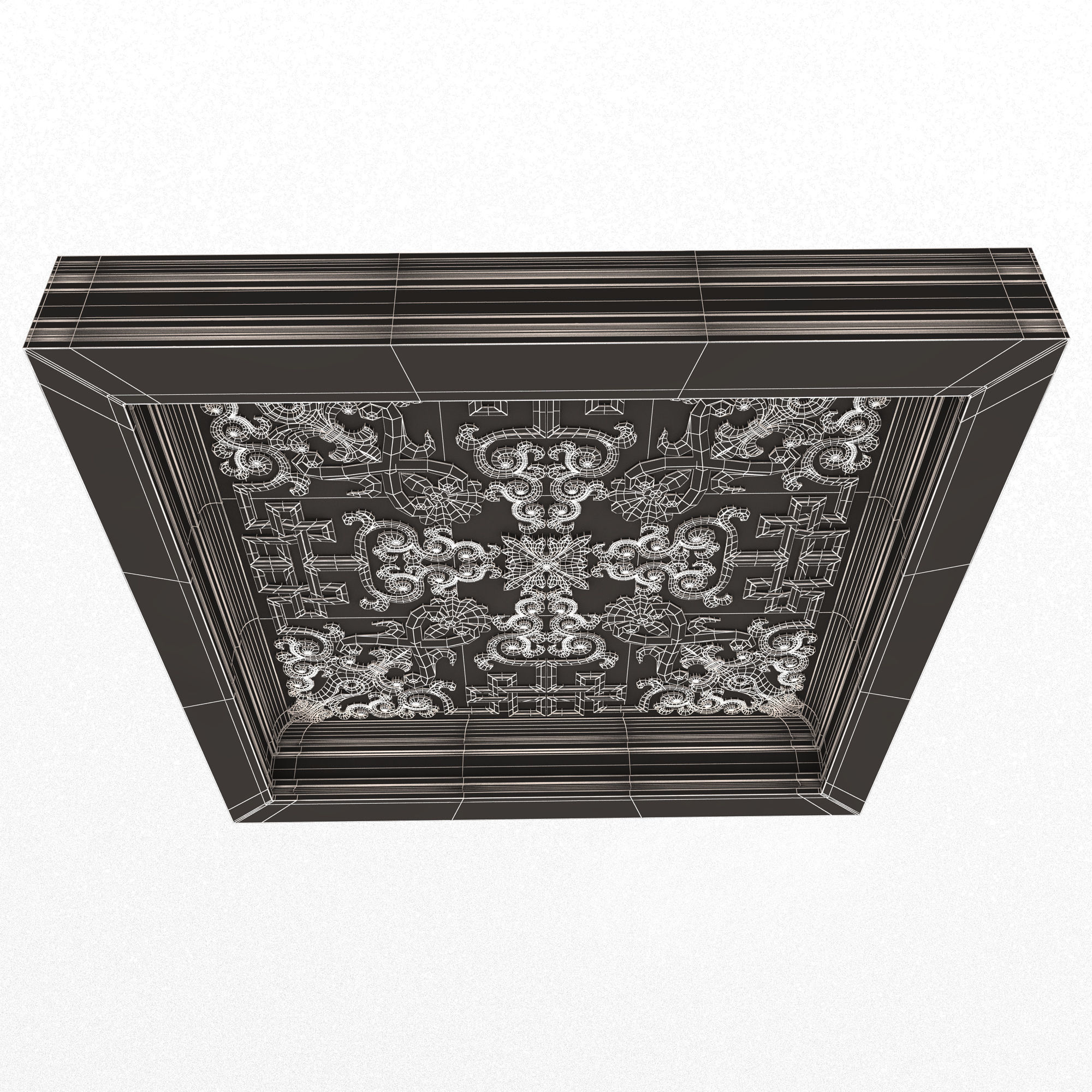 Collection of Ceiling Tiles Low-poly 3D model_29