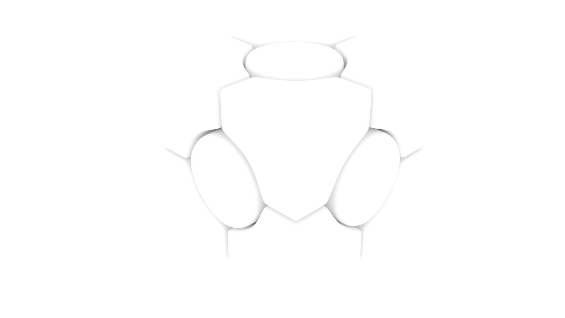 Six Spot Cubes Set 3D model_28